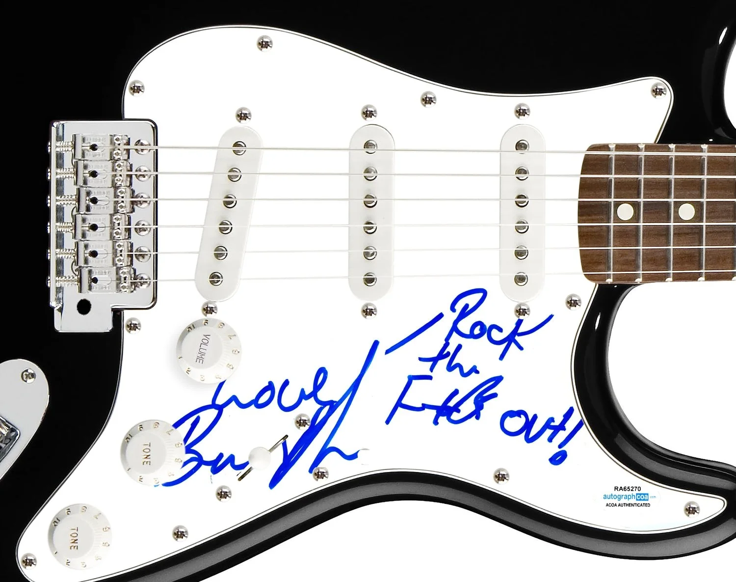 Ben Mendelsohn Signed Autographed Guitar ACOA, image 2