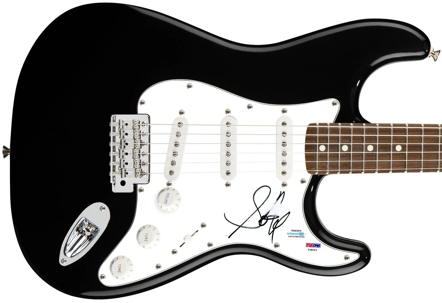 Aerosmith Steven Tyler Signed Autographed Guitar ACOA, image 2