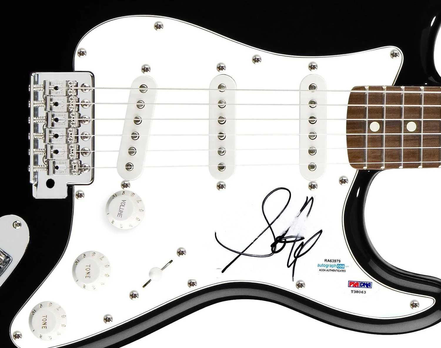 Aerosmith Steven Tyler Signed Autographed Guitar ACOA, image 3