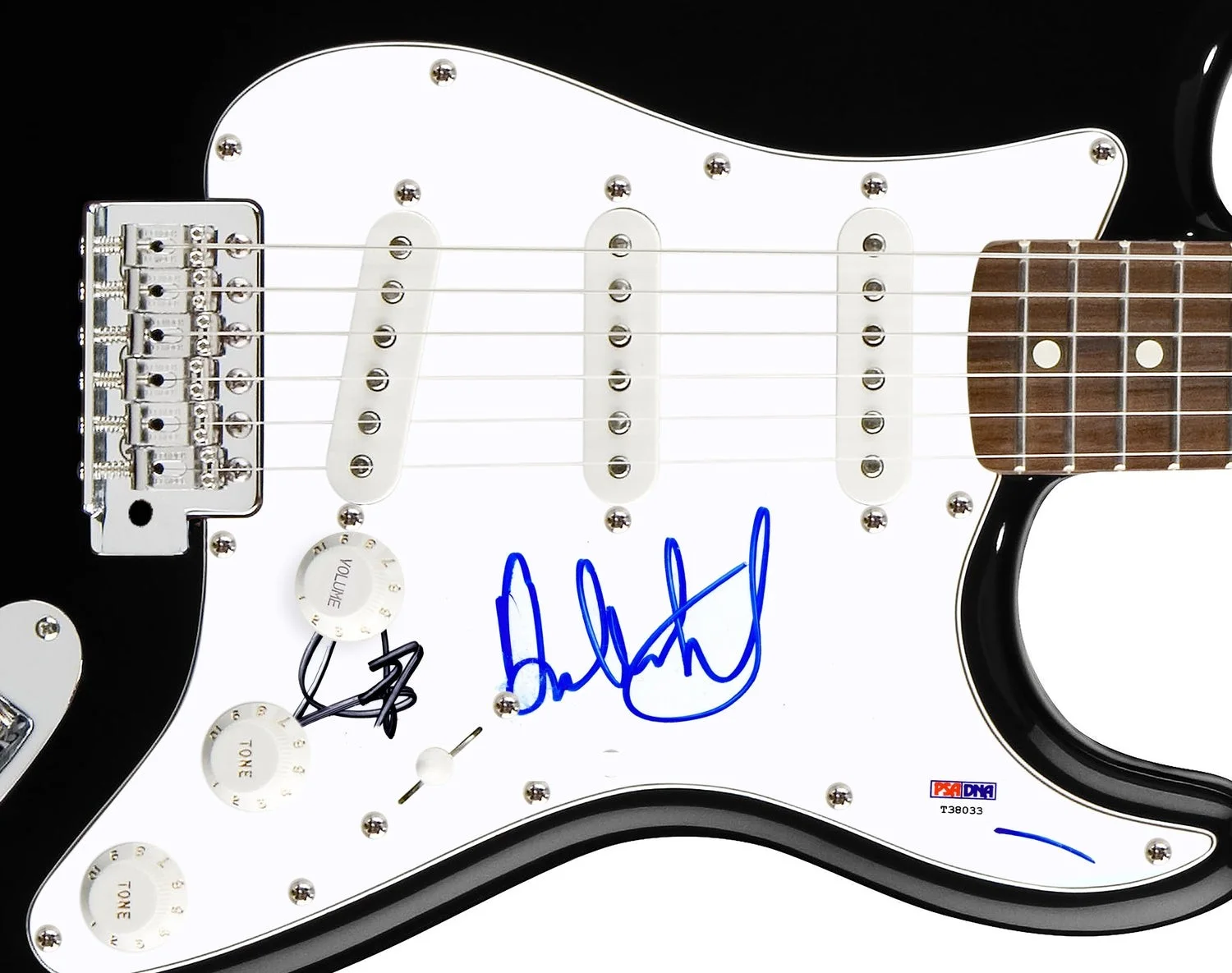 Aerosmith Signed X2 Guitar Steven Tyler Brad Whitford PSA, изображение 2
