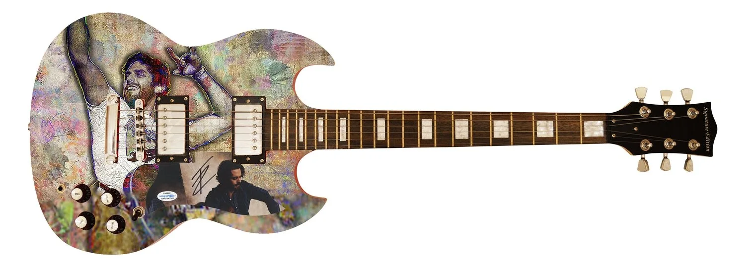 Thomas Rhett Signed Autographed Custom Photo Graphics Guitar ACOA ACOA, image 2