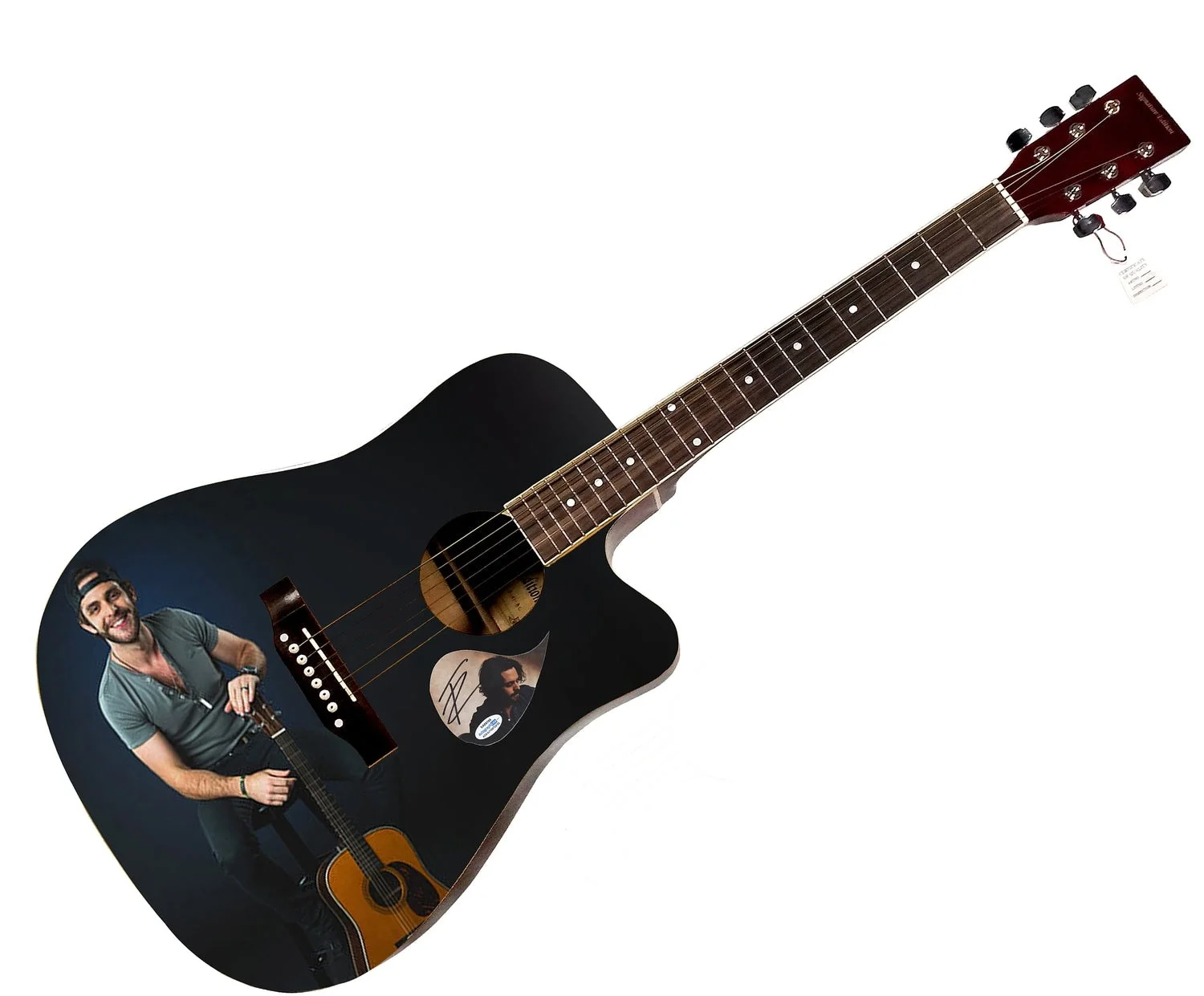 Thomas Rhett Signed Autographed Custom Photo Graphics Guitar ACOA ACOA, image 2