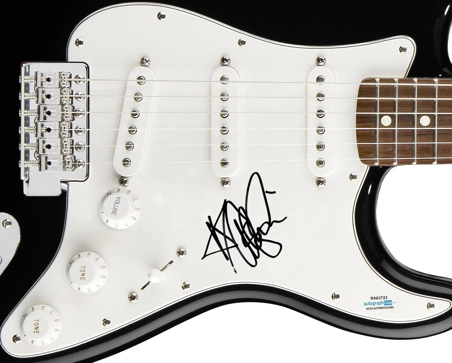 Ashlee Simpson Signed Autographed Guitar ACOA ACOA, image 3