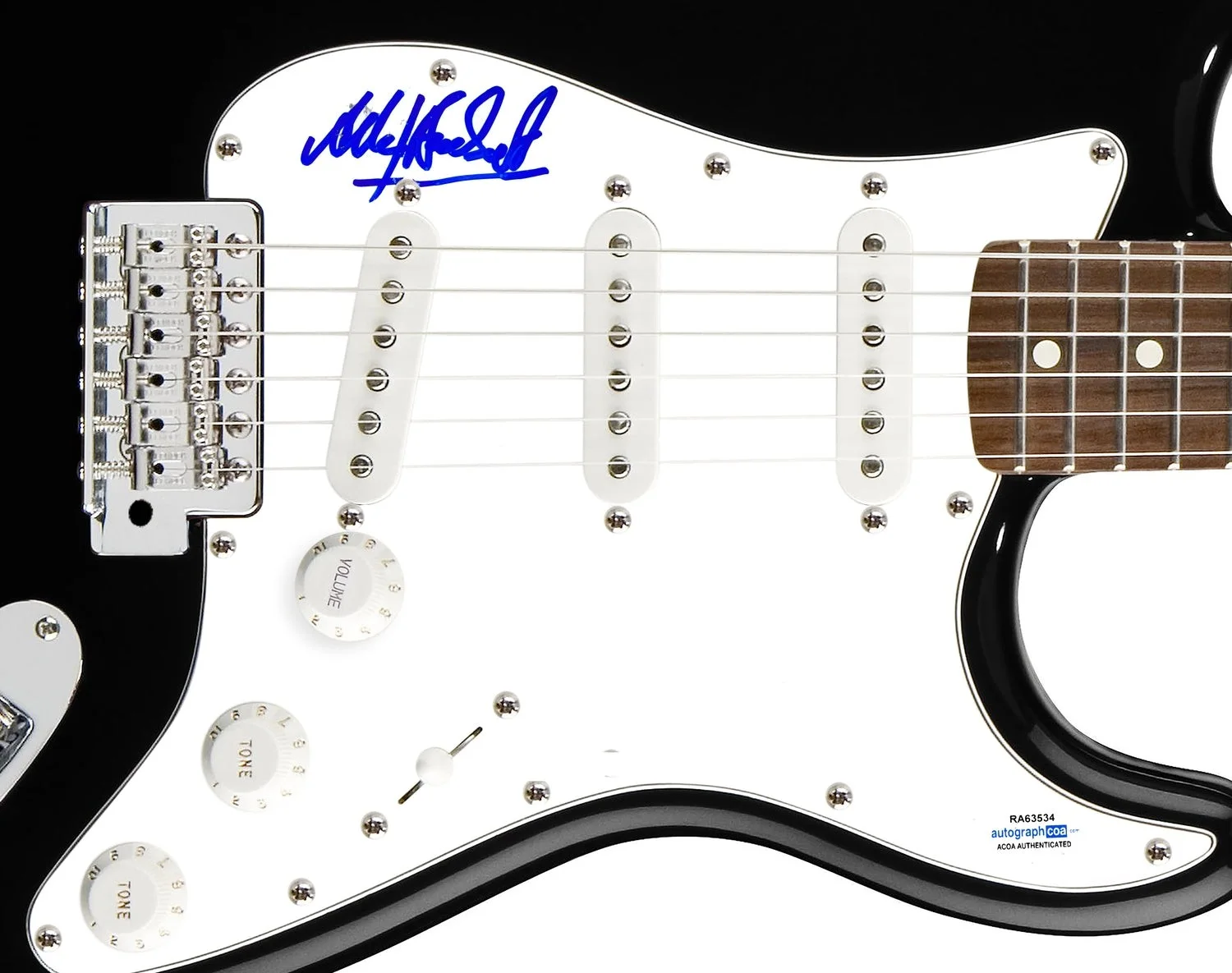 Allan Holdsworth Signed Autographed Guitar ACOA, image 2