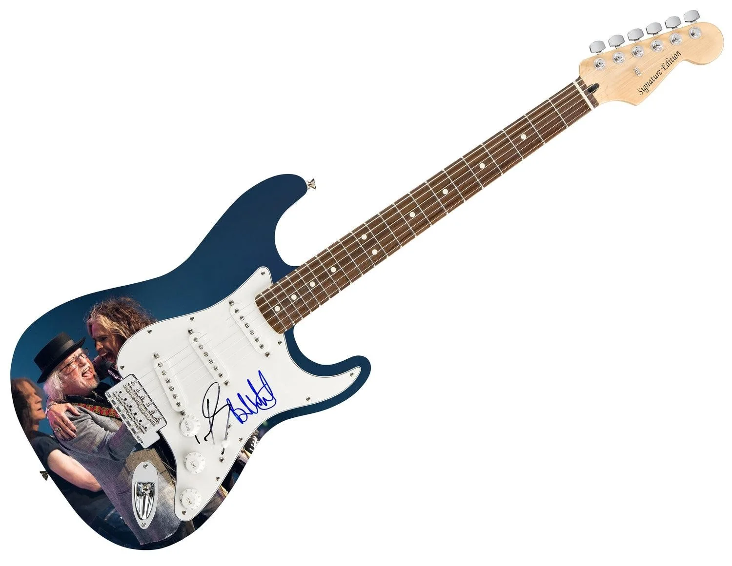 Aerosmith Signed Dream On Photo Graphics Guitar, image 3