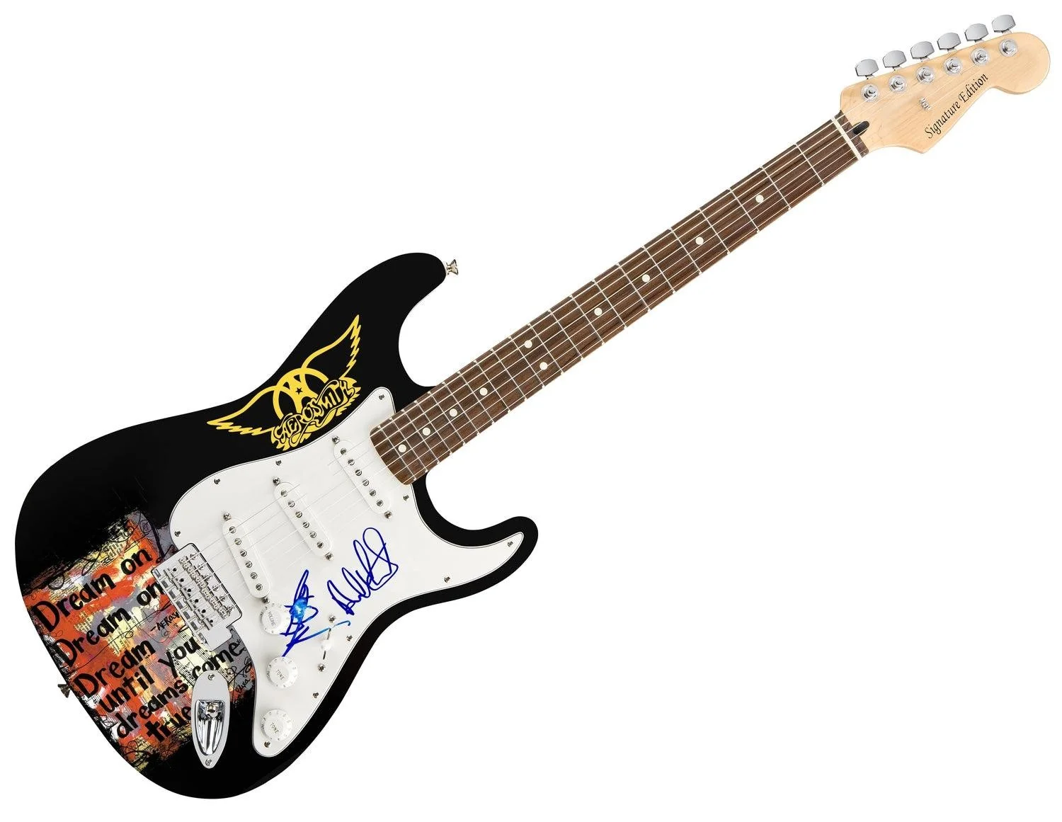 Aerosmith Signed Dream On Photo Graphics Guitar, image 3