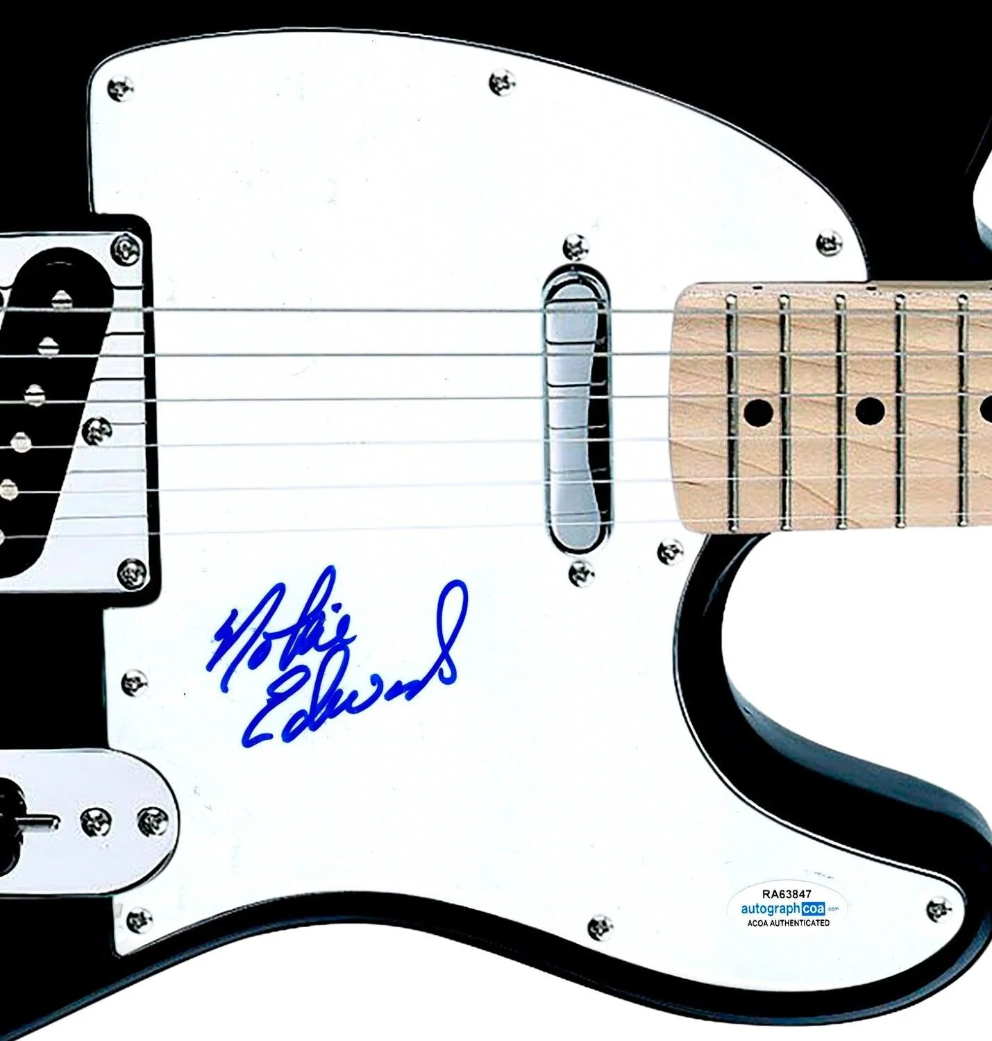 The Ventures Nokie Edwards Signed Autographed Guitar ACOA, image 3