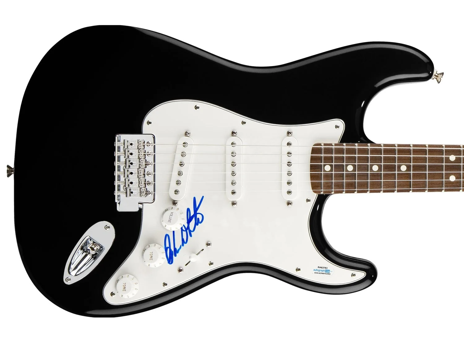 Alan White Signed Autographed Guitar ACOA, image 2