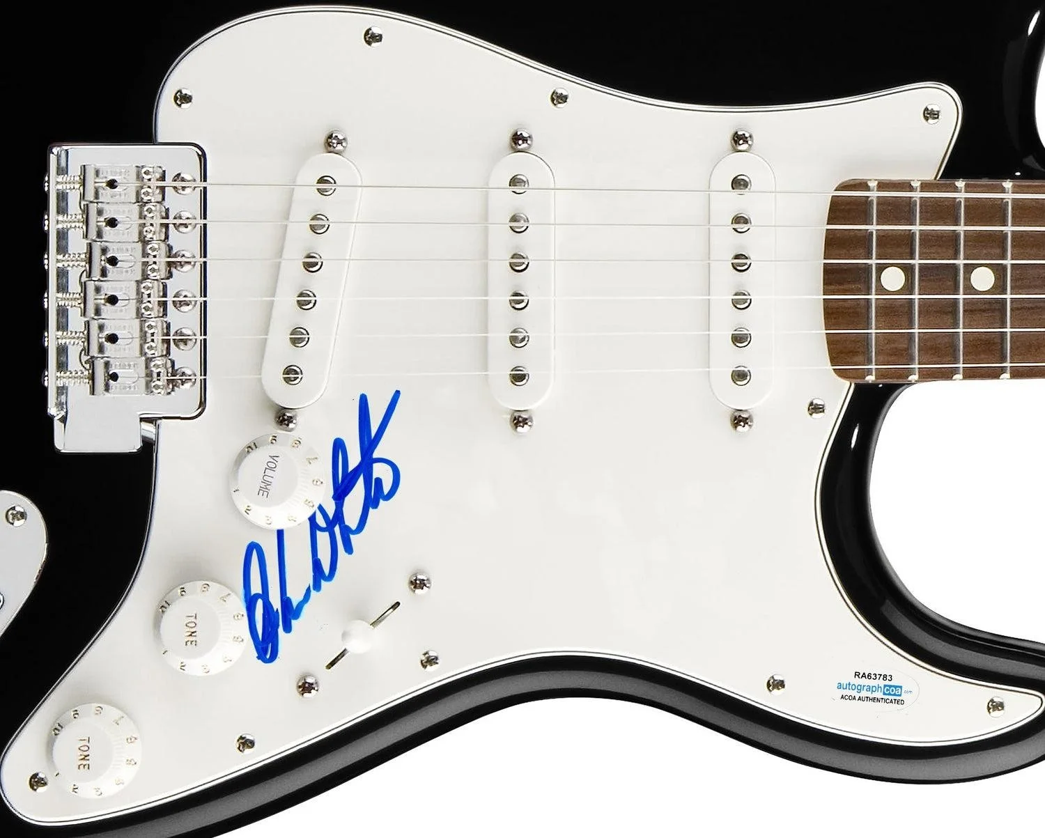 Alan White Signed Autographed Guitar ACOA, image 3