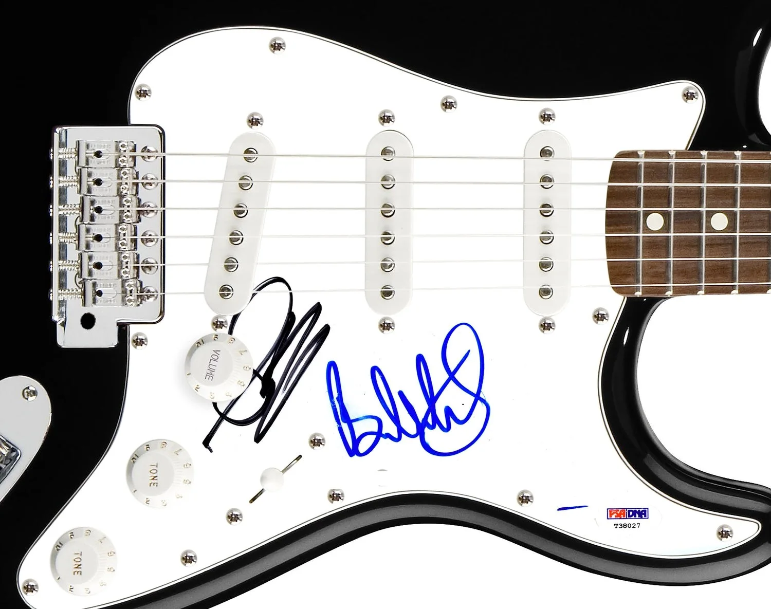 Aerosmith Signed X2 Guitar Steven Tyler Brad Whitford PSA, изображение 2