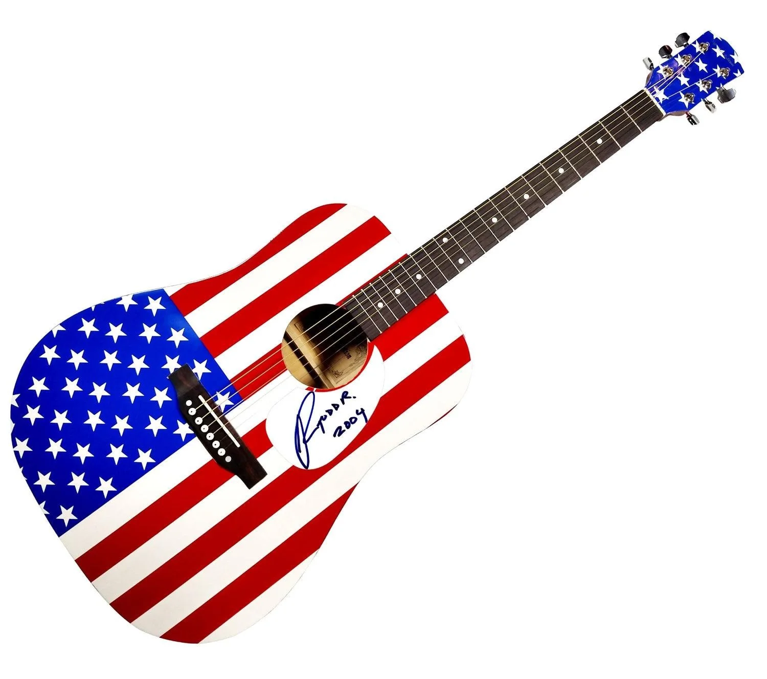 Todd Rundgren Signed Autographed USA Acoustic Guitar, image 3