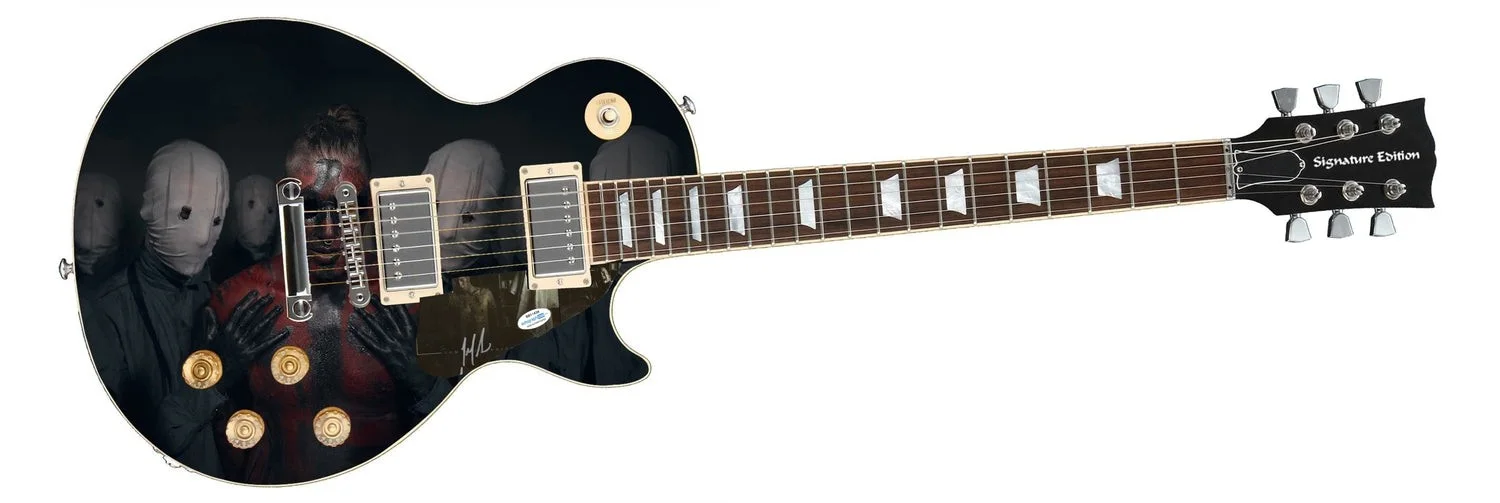 Tom MacDonald Signed Autographed Custom Photo Graphics Guitar ACOA, image 2