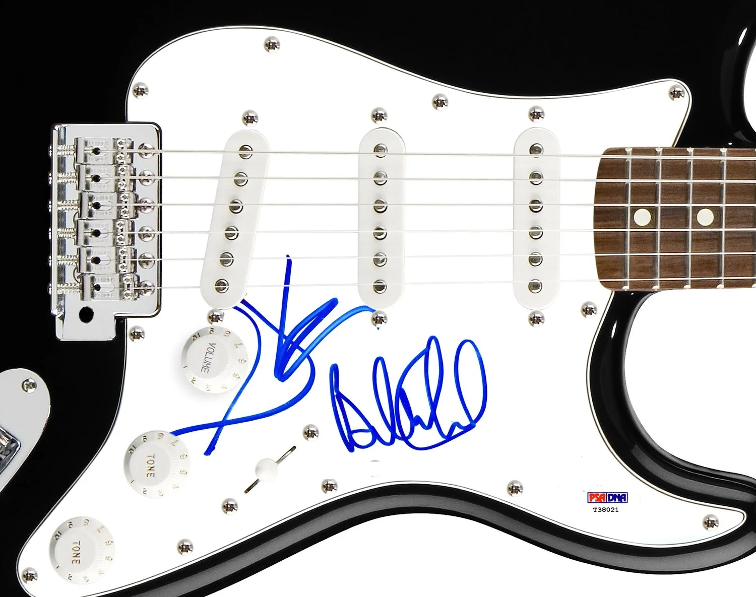 Aerosmith Signed X2 Guitar Steven Tyler Brad Whitford PSA, изображение 2