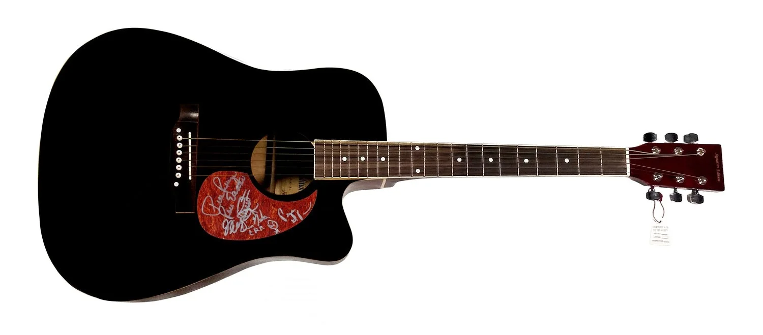 The Classic Rock All Stars Signed w sketch Autographed Signature Edition Guitar, изображение 2
