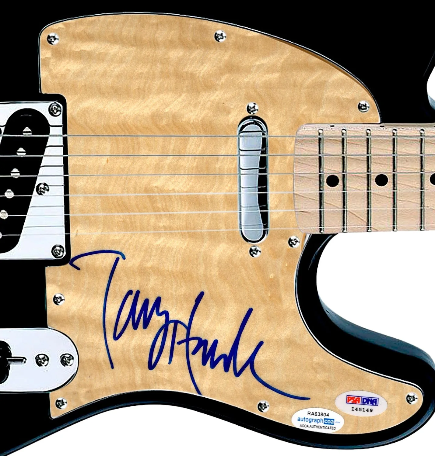 Tony Hawk Signed Autographed Guitar Skateboarding Legend ACOA PSA, image 2