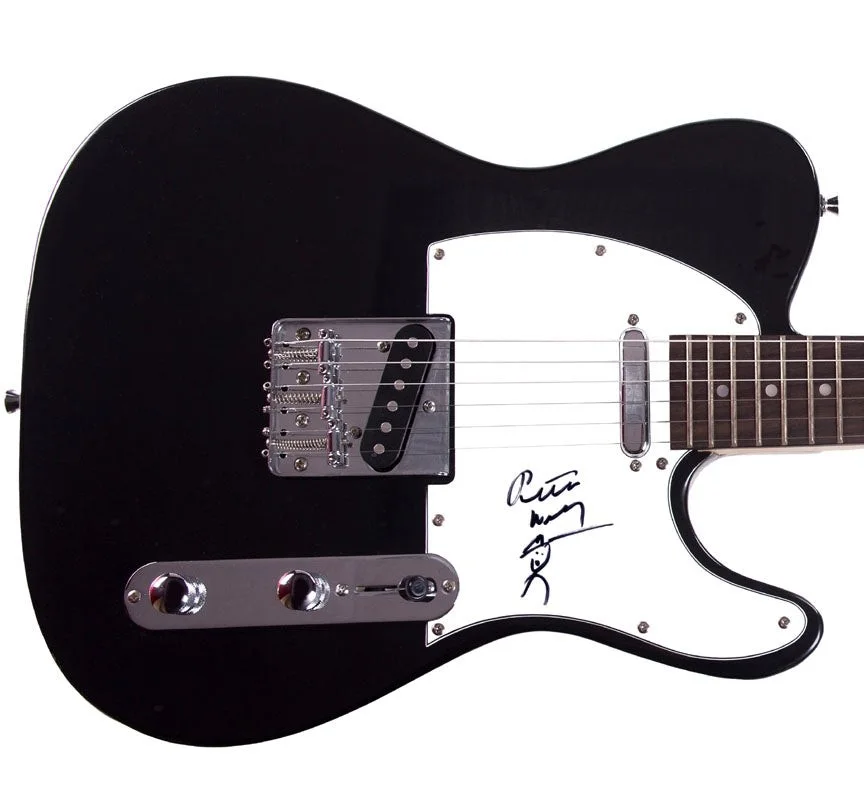 Peter Wolf J Geils Signed Autographed Tele Guitar w Sketch, image 2
