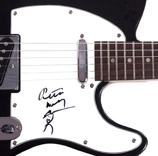 Peter Wolf J Geils Signed Autographed Tele Guitar w Sketch, image 3