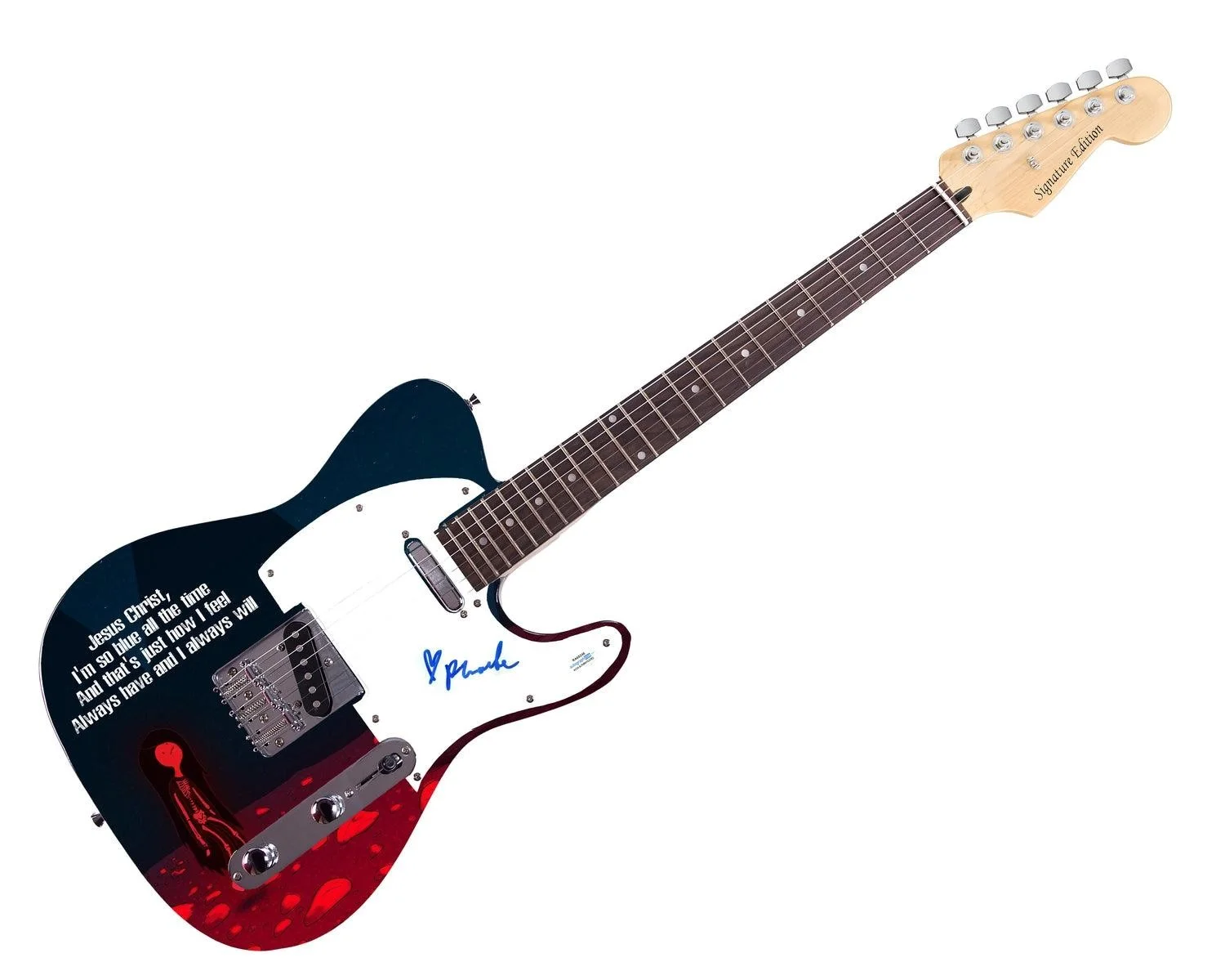 Phoebe Bridgers Signed Autographed Photo Graphics Guitar ACOA, image 3