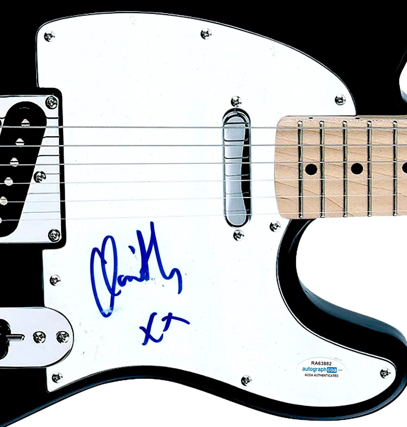 Orianthi Signed Autographed Guitar Michael Jackson Guitarist ACOA, image 2