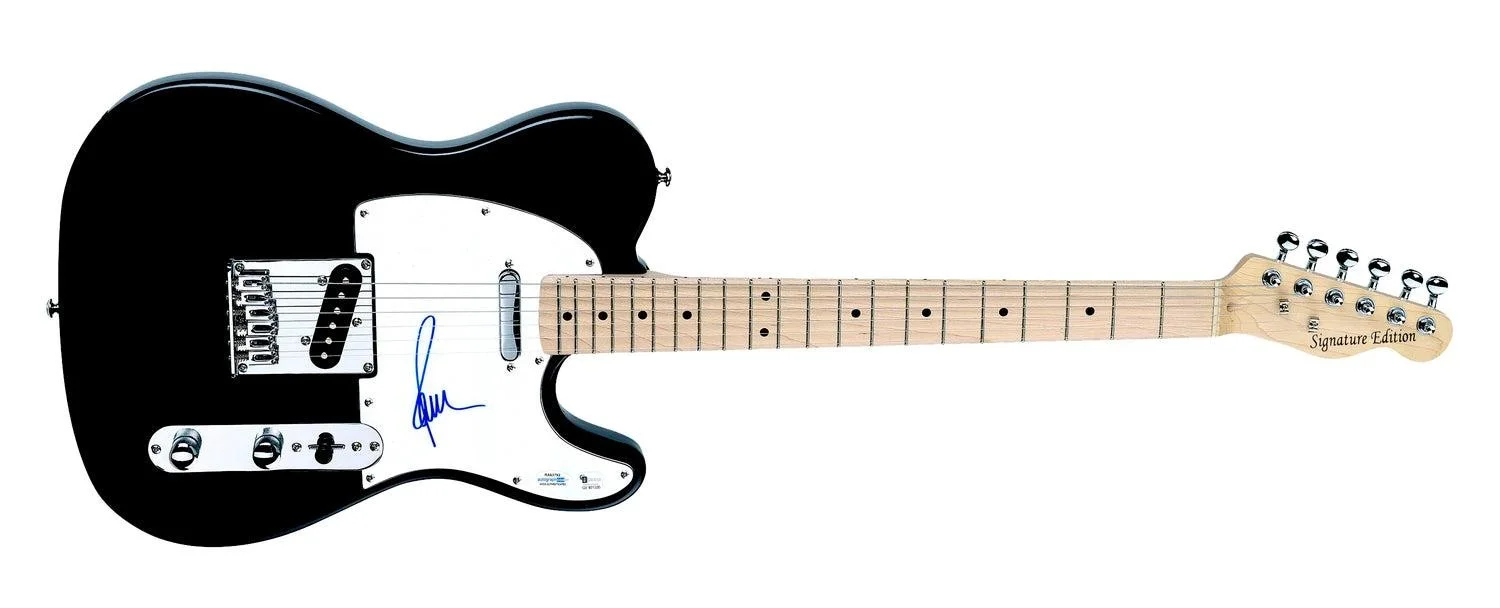 Paul Anka Signed Autographed Guitar ACOA, image 3