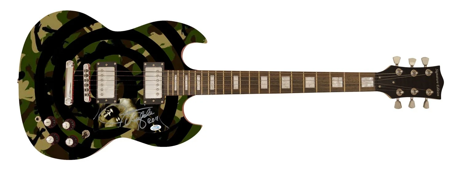 Zakk Wylde Black Label Society Signed Autographed Photo Guitar ACOA, изображение 2