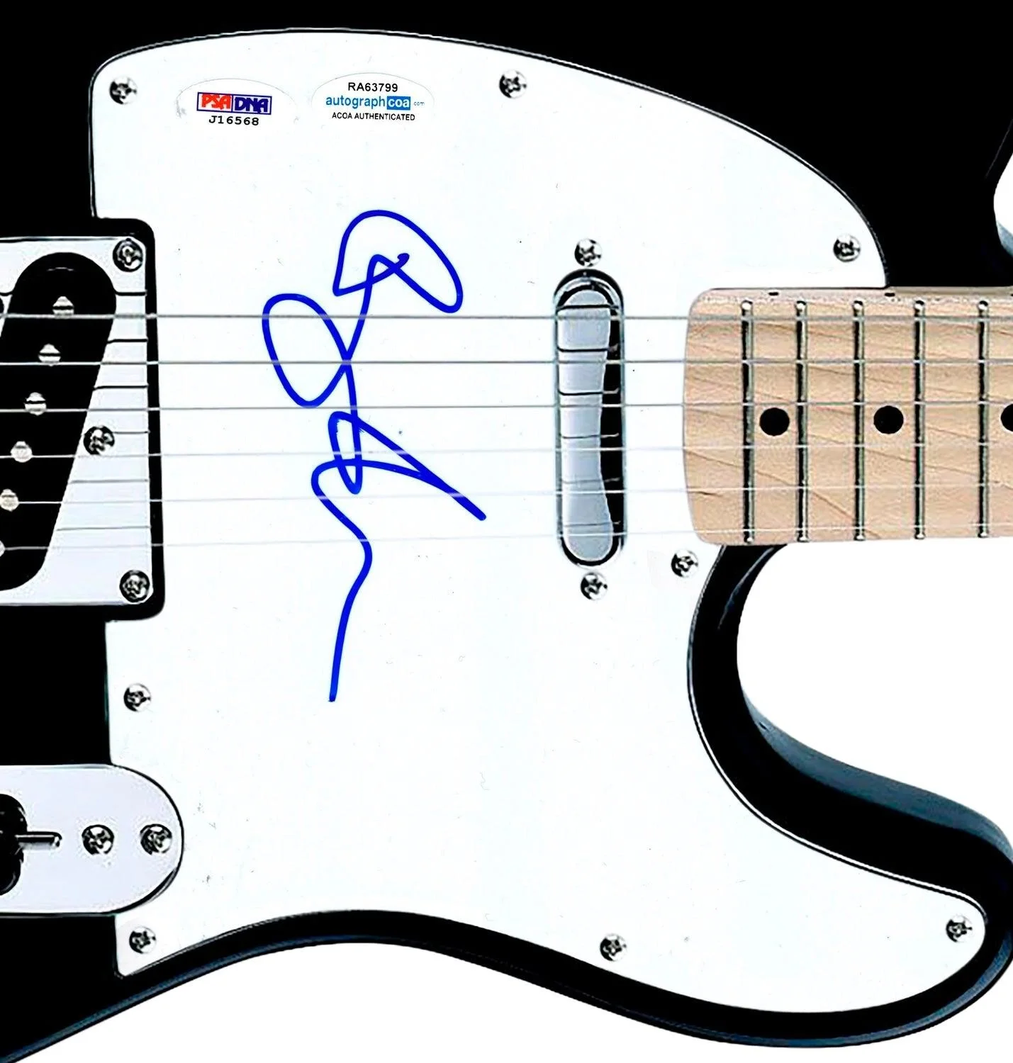 Ben Folds Signed Autographed Guitar ACOA PSA, image 3