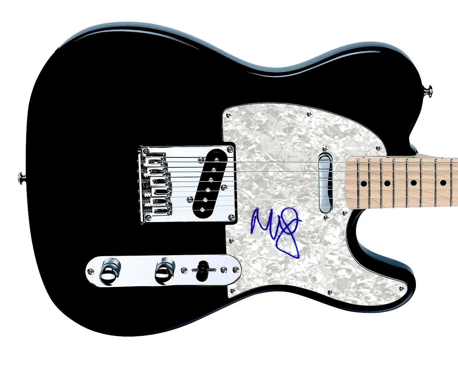 Ben Folds Signed Autographed Pearl Pick Guard Tele Guitar, изображение 2