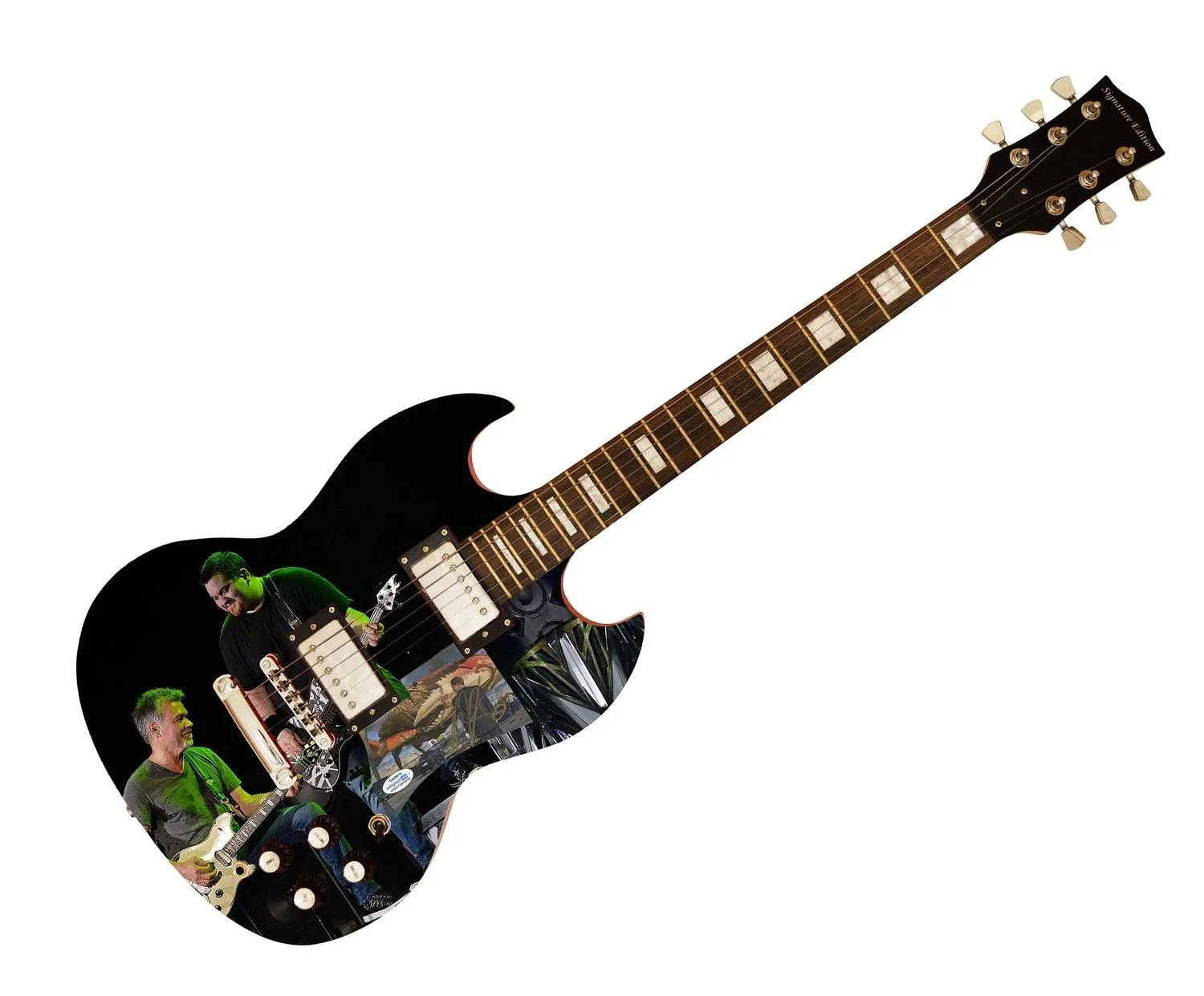 Wolfgang Van Halen Signed Autographed Custom Photo Graphics Guitar ACOA ACOA, image 3
