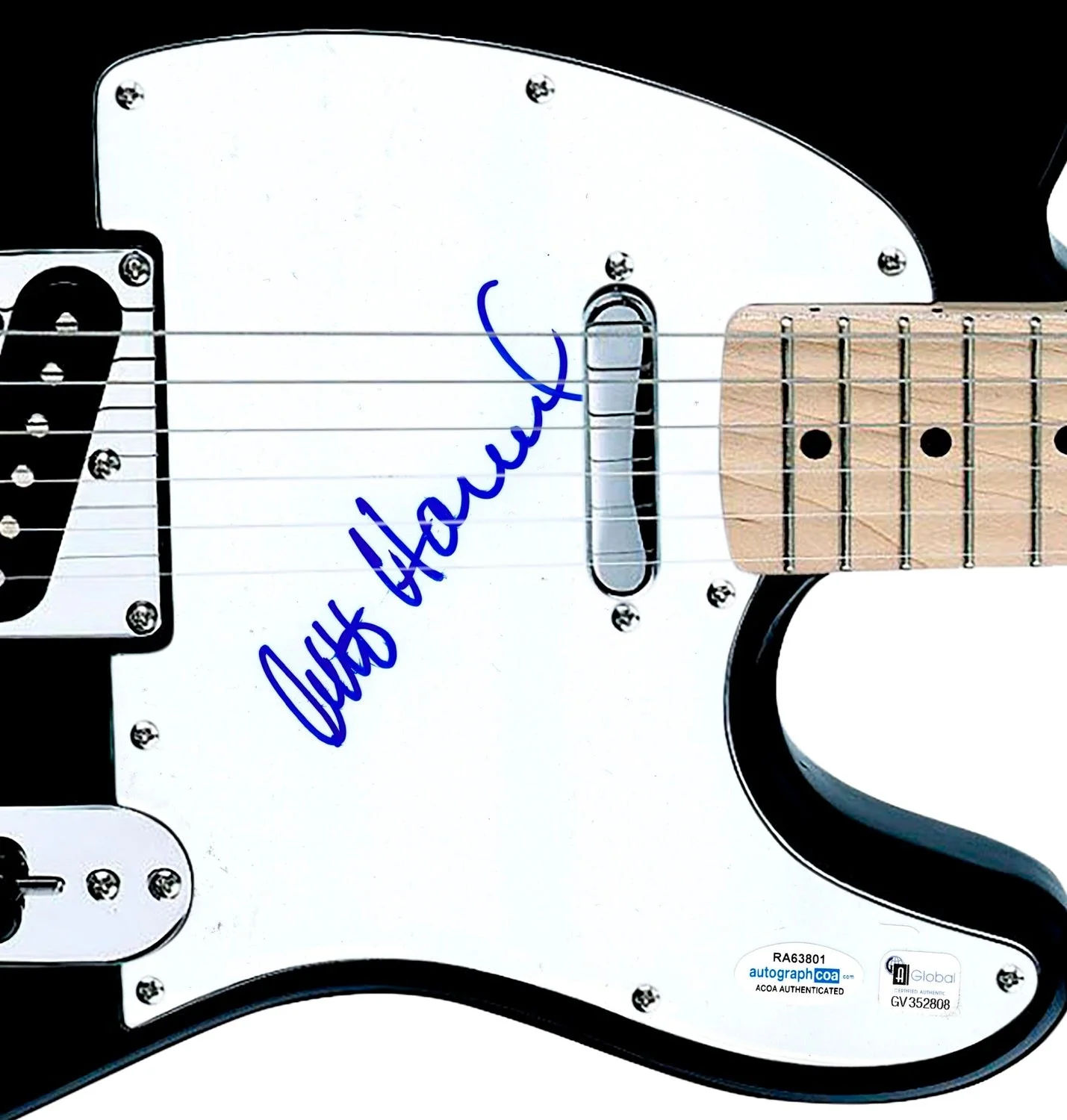 Albert Hammond Signed Autographed Guitar ACOA, image 2