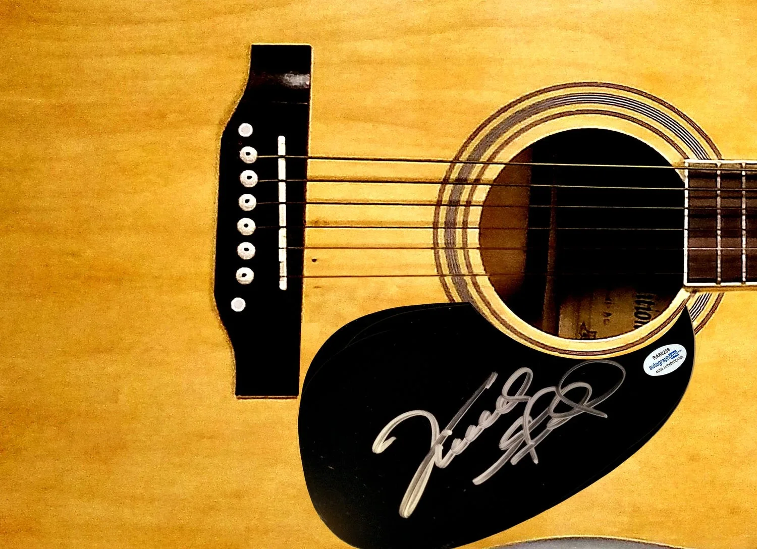 Vince Gill Signed Autographed Acoustic Guitar ACOA, изображение 2