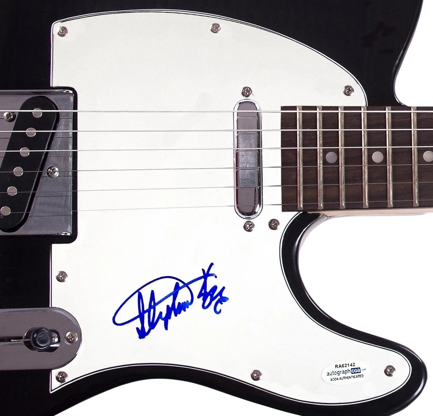 Stephen King Signed Autographed Guitar ACOA, image 2