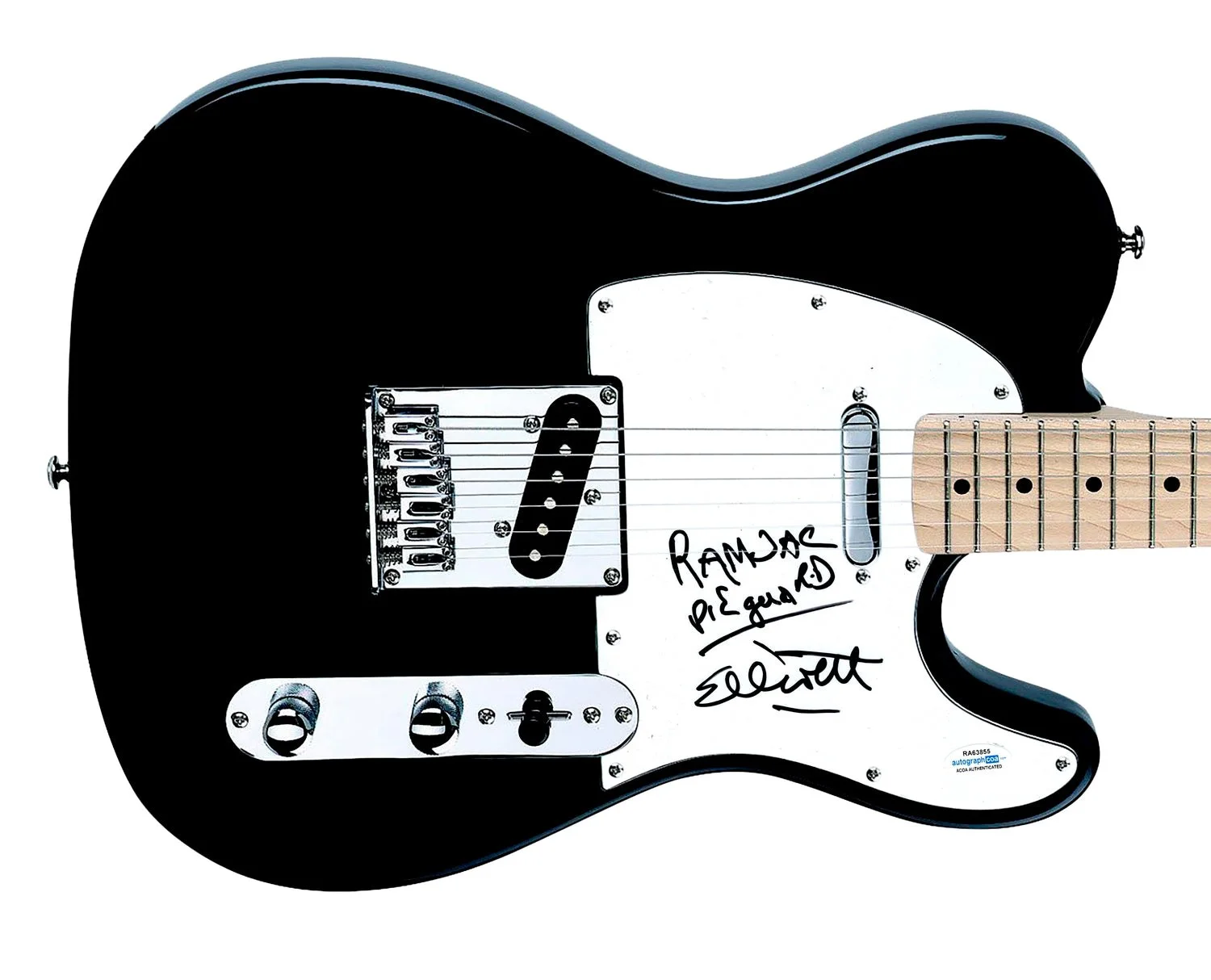 Ramblin' Jack Elliott Signed Autographed Guitar Legendary Folk Singer ACOA, изображение 2