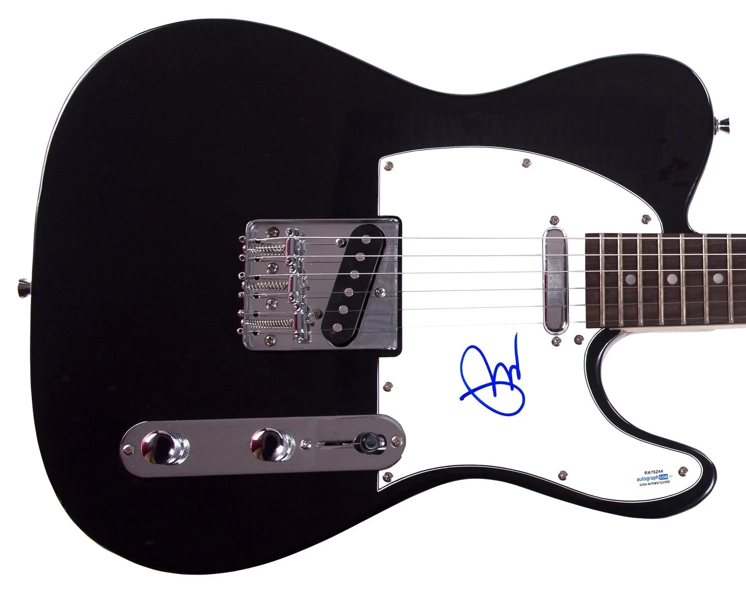 Pete Wentz Signed Fall Out Boy Autographed Guitar ACOA, image 2