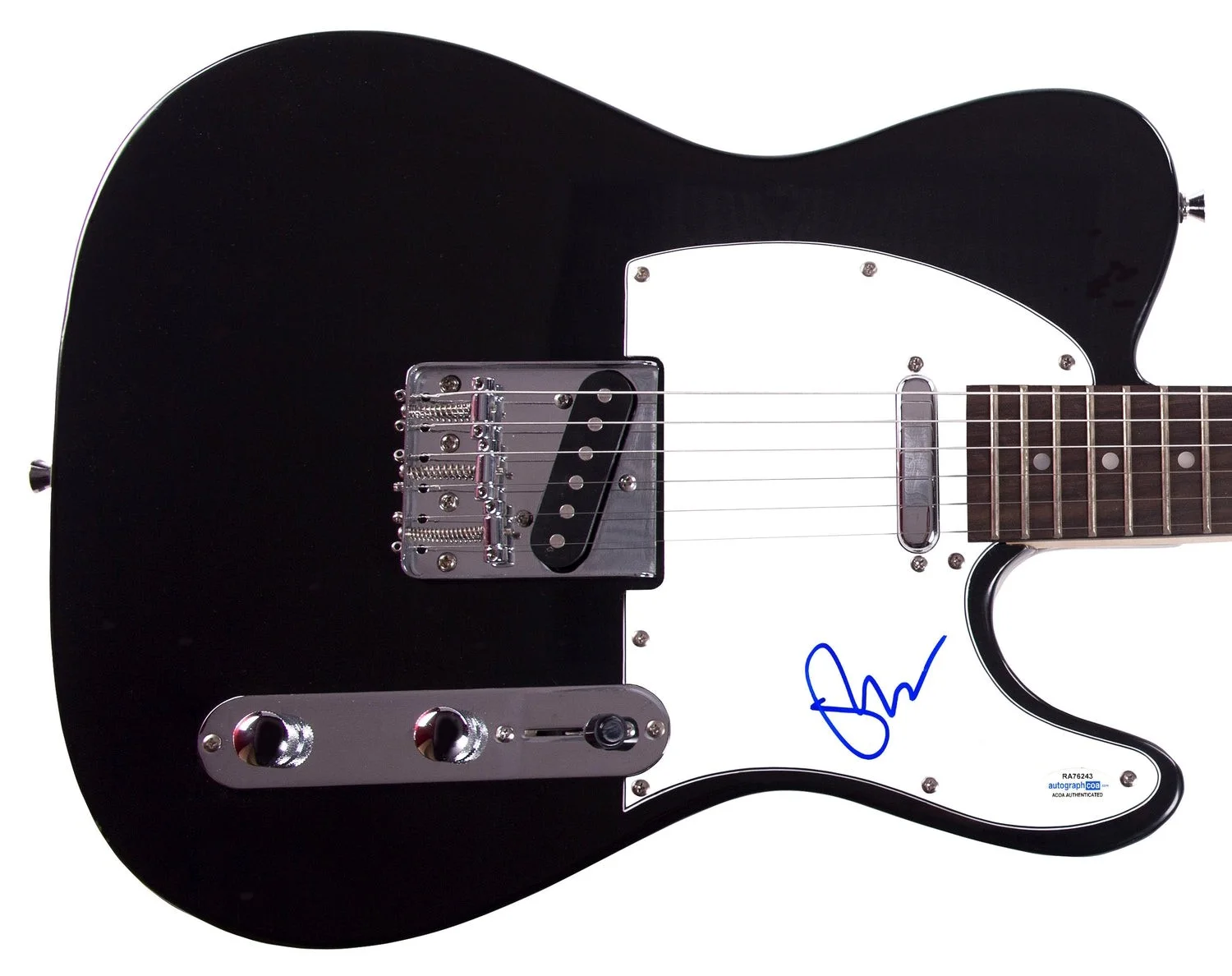 Pete Wentz Fall Out Boy Signed Autographed Guitar ACOA, изображение 2