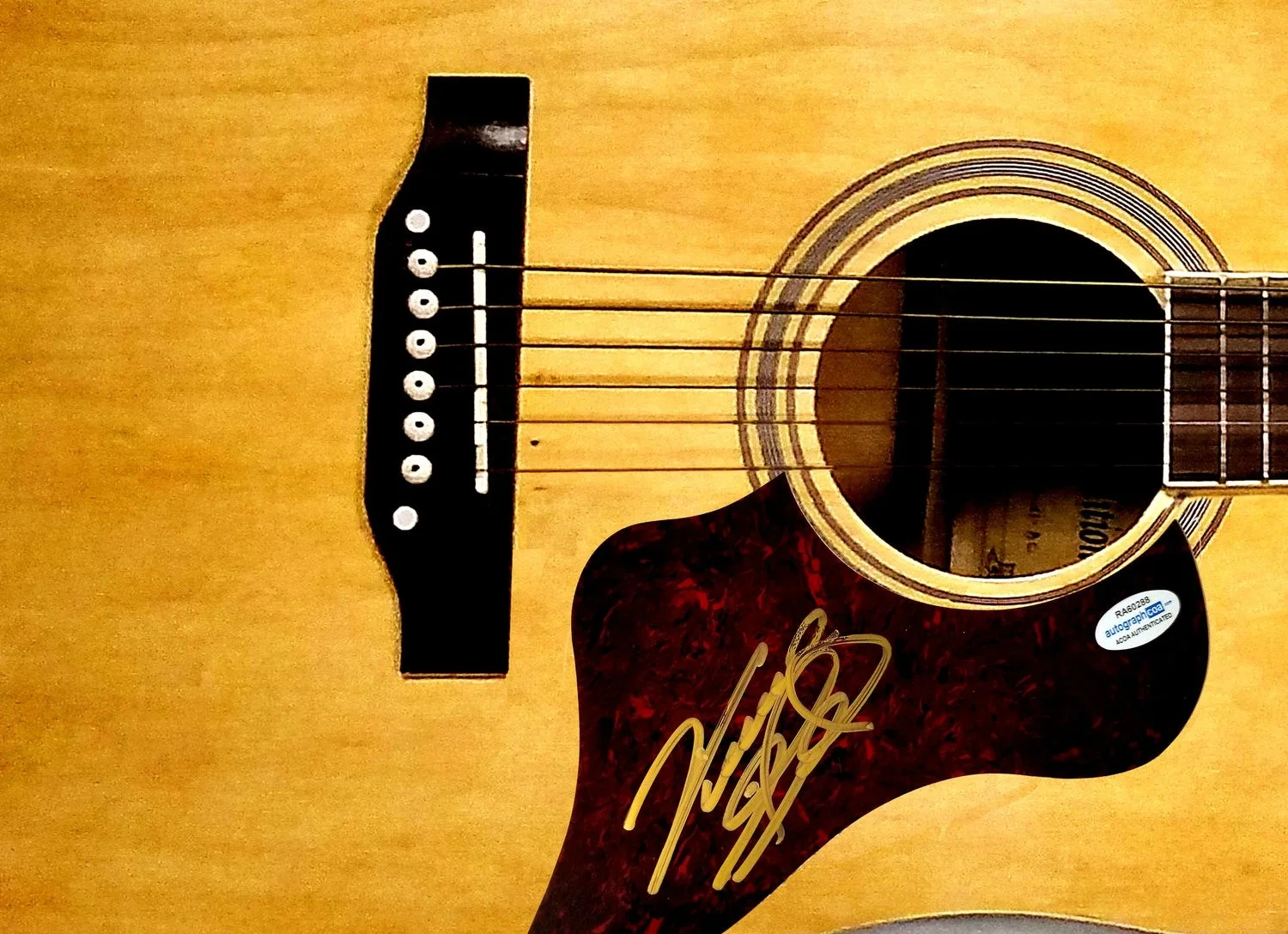 Vince Gill Signed Autographed Acoustic Guitar ACOA, image 2