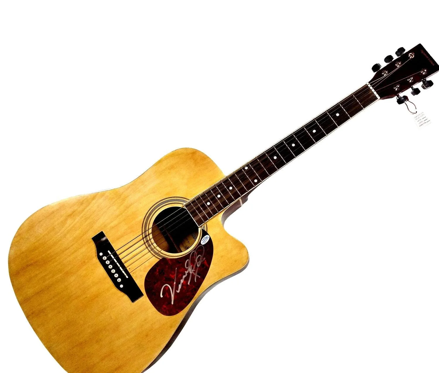 Vince Gill Signed Autographed Acoustic Guitar ACOA, image 3