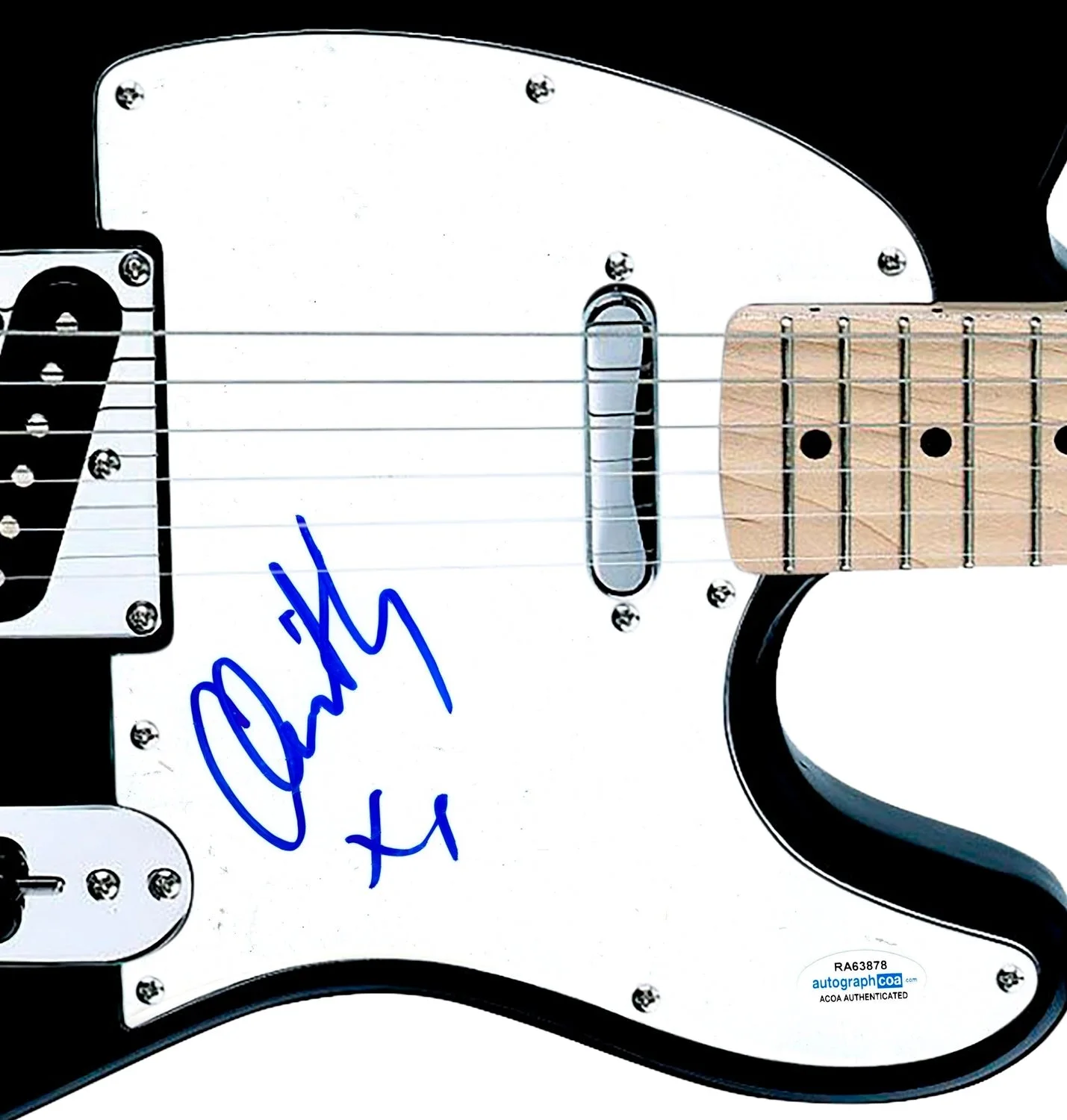 Orianthi Signed Autographed Guitar Michael Jackson Guitarist ACOA, image 2