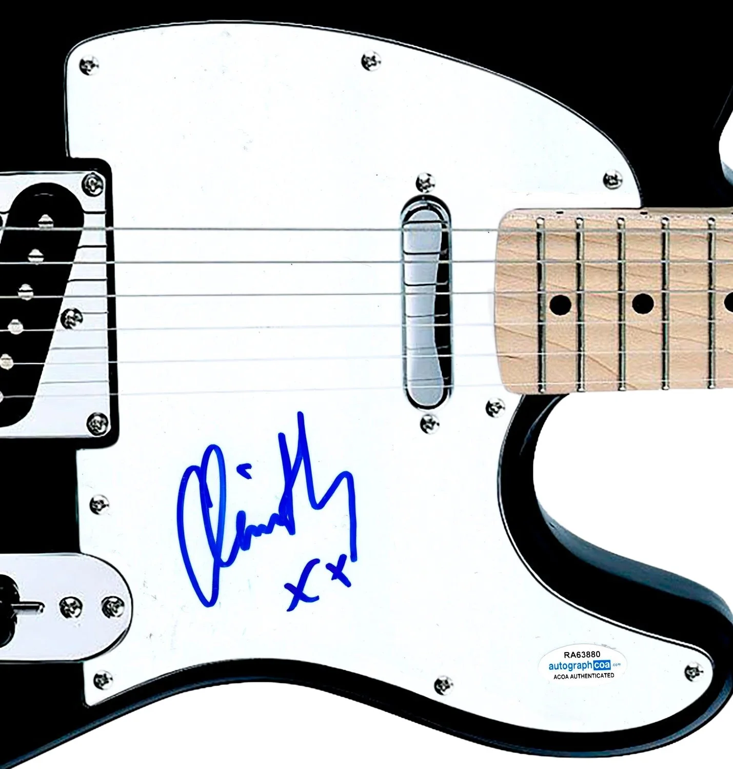 Orianthi Signed Autographed Guitar Michael Jackson Guitarist ACOA, image 2