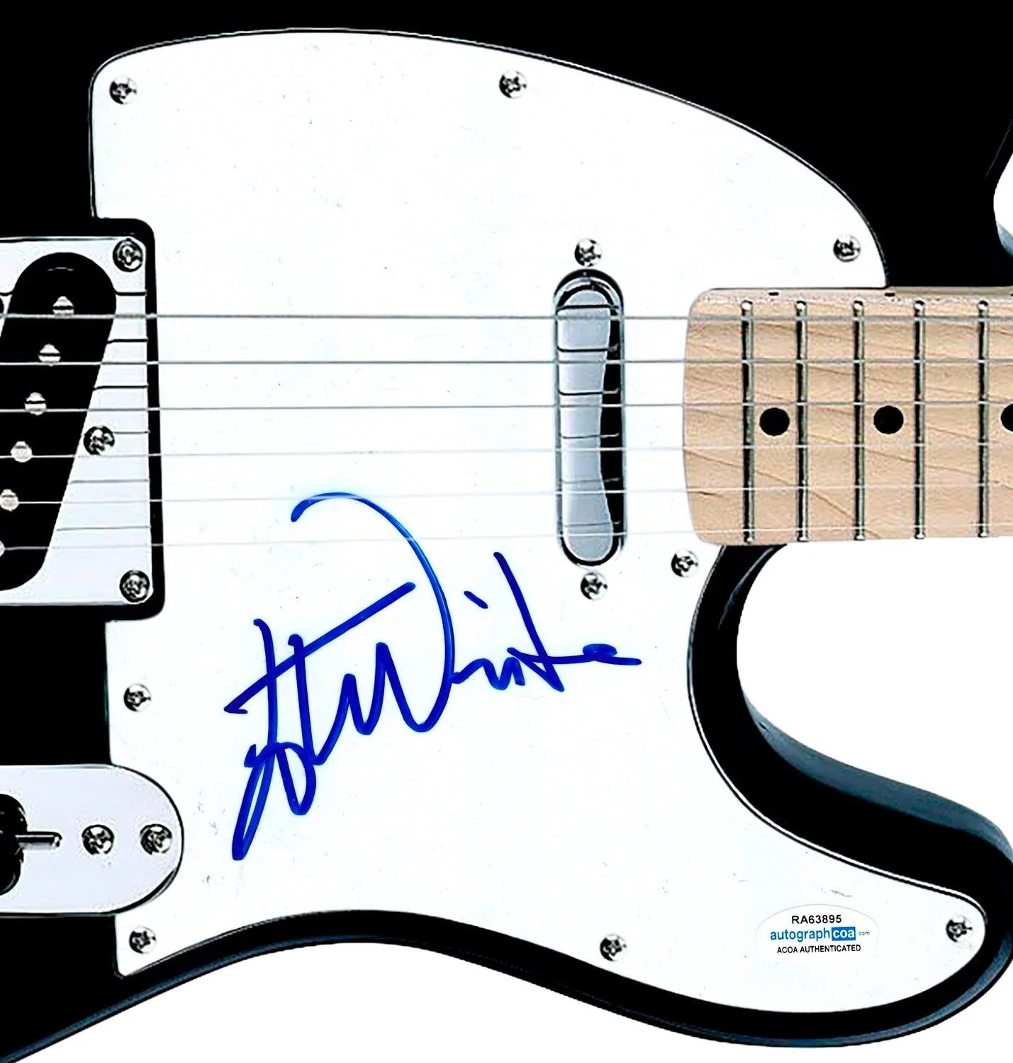John Waite Signed Autographed Guitar ACOA, image 3