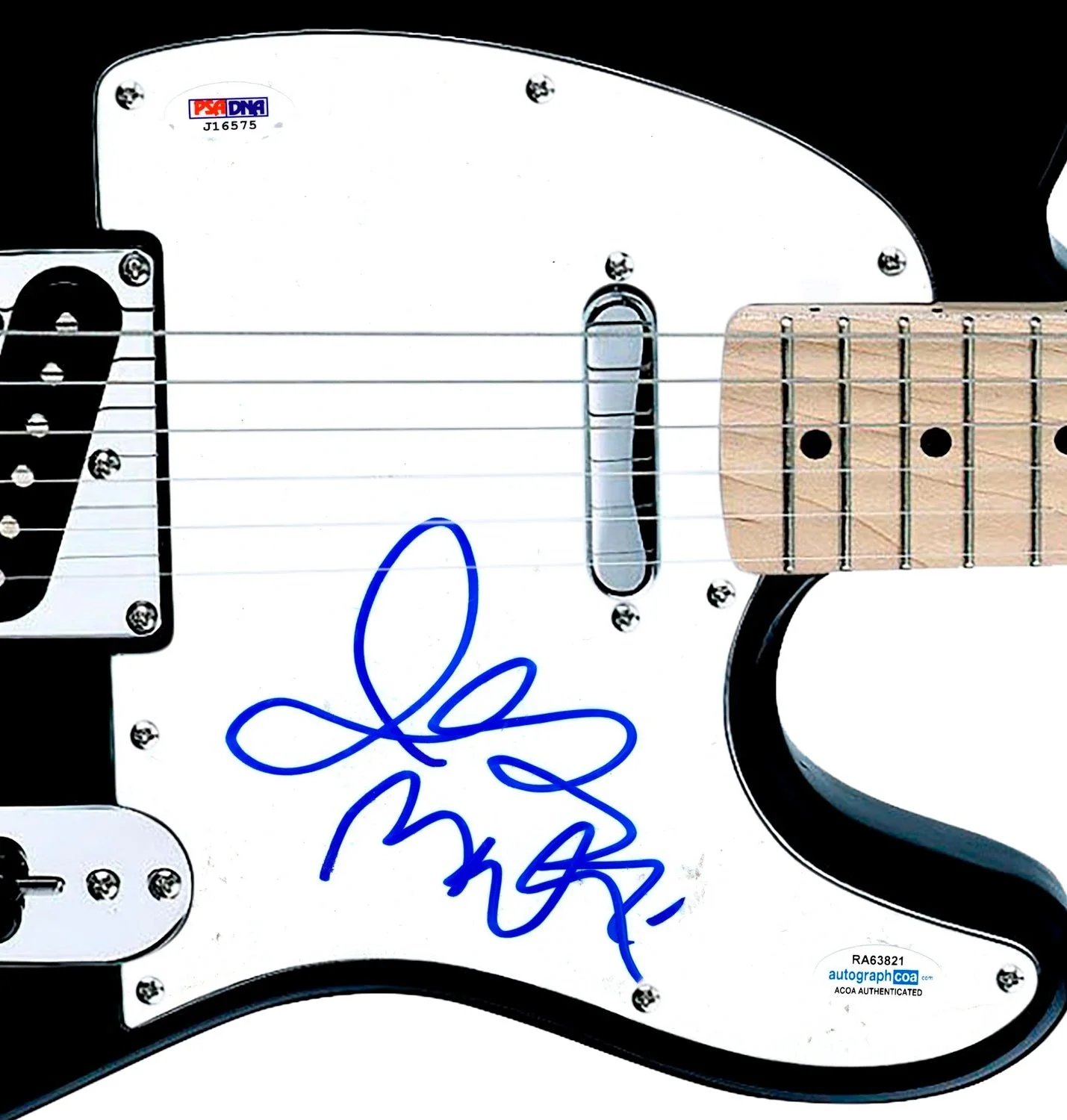 Jesse Malin Signed Autographed Guitar ACOA PSA, image 2