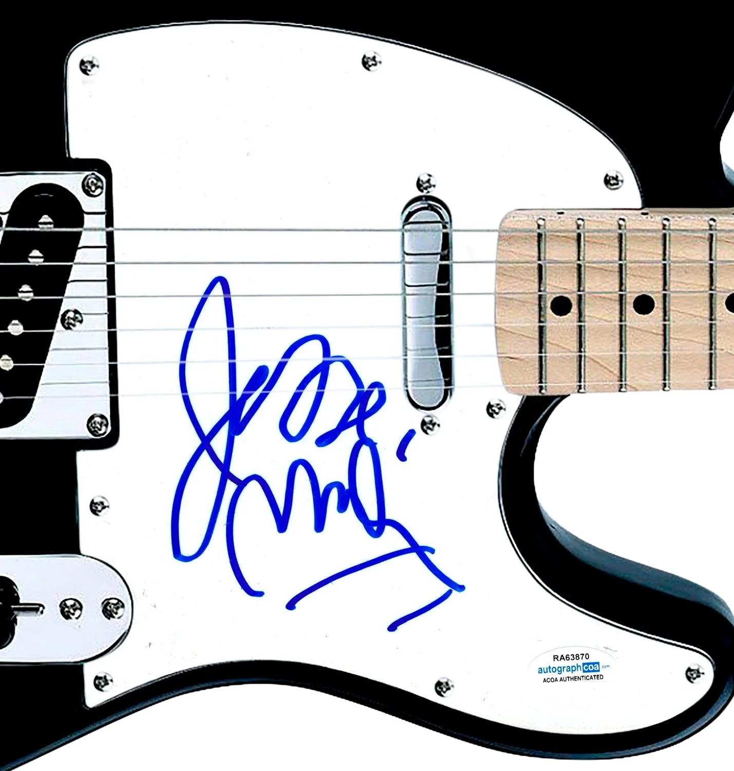 Jesse Malin Signed Autographed Guitar ACOA, image 2