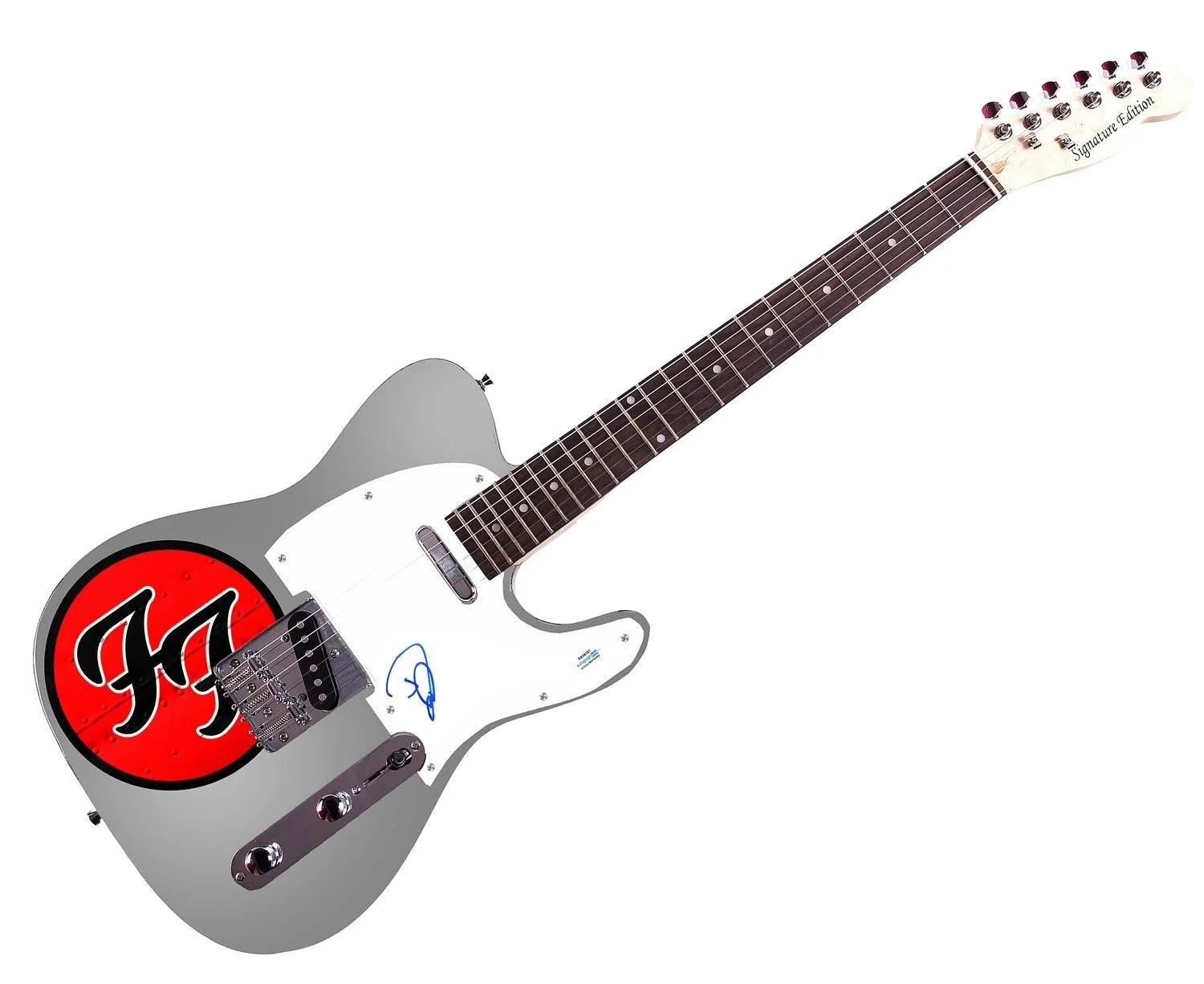 Foo Fighters Dave Grohl Signed Autographed Custom Graphics Photo Guitar ACOA, image 3