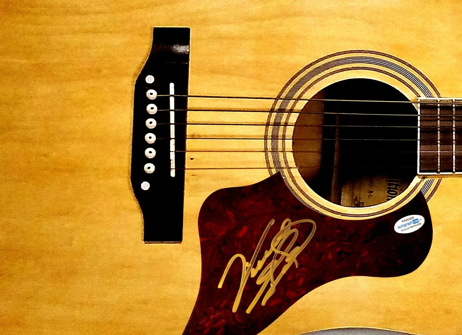 Vince Gill Signed Autographed Acoustic Guitar ACOA, image 2