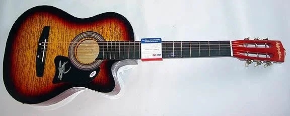 Trent Tomlinson Signed Autographed Guitar, image 3