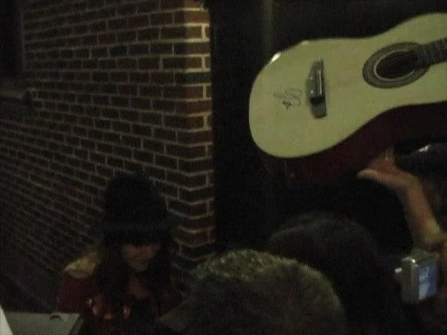 Jenny Lewis Signed Custom Graphics Photo Guitar ACOA, image 5