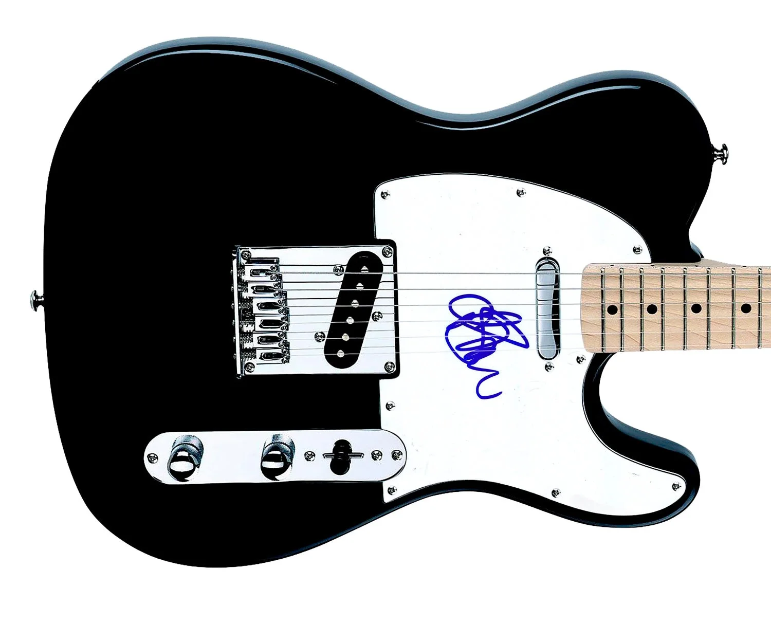 Jessica Simpson Autographed Signed Guitar, image 2