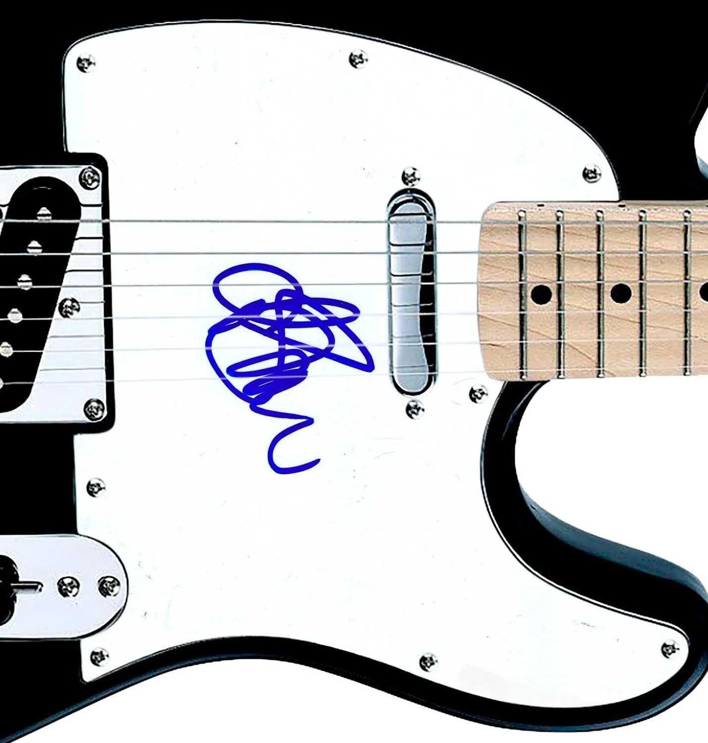 Jessica Simpson Autographed Signed Guitar, image 3