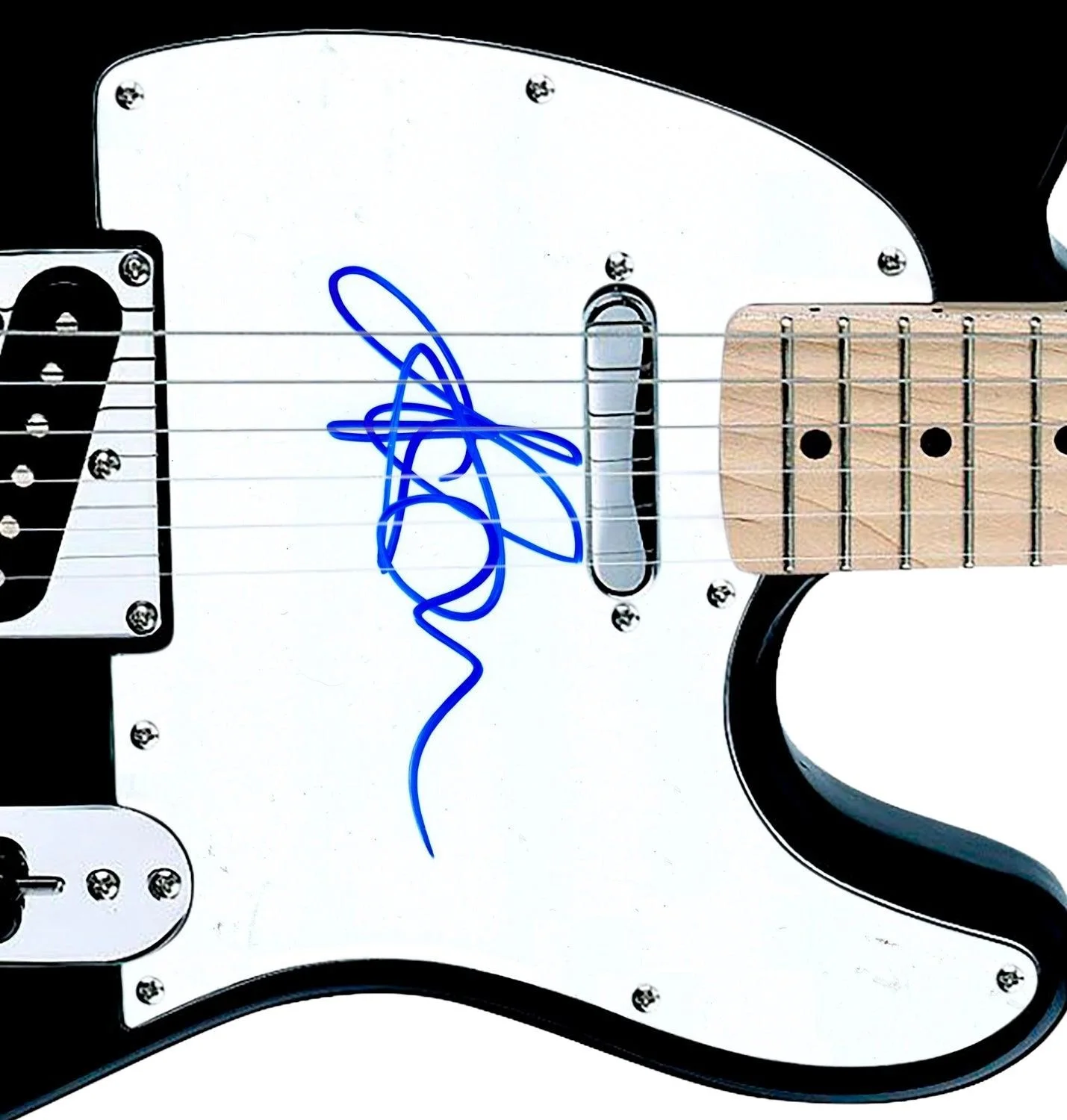 Jessica Simpson Autographed Signed Guitar, image 3