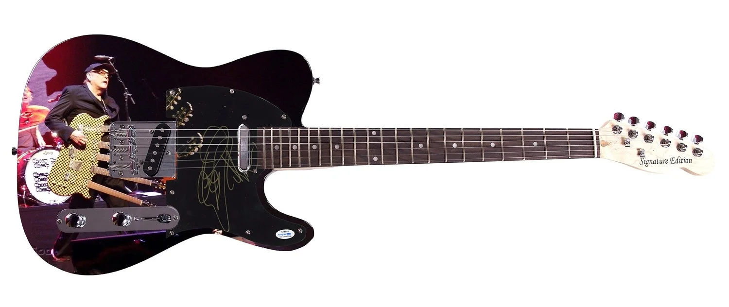 Cheap Trick Rick Nielsen Signed Autographed Custom Photo Graphics Guitar ACOA JS, image 2