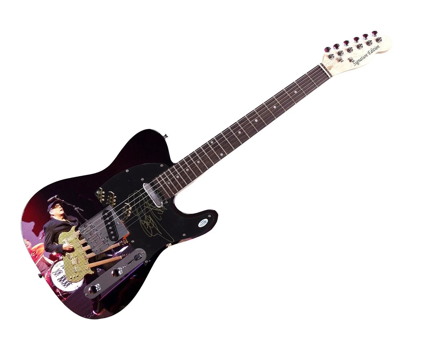 Cheap Trick Rick Nielsen Signed Autographed Custom Photo Graphics Guitar ACOA JS, image 3